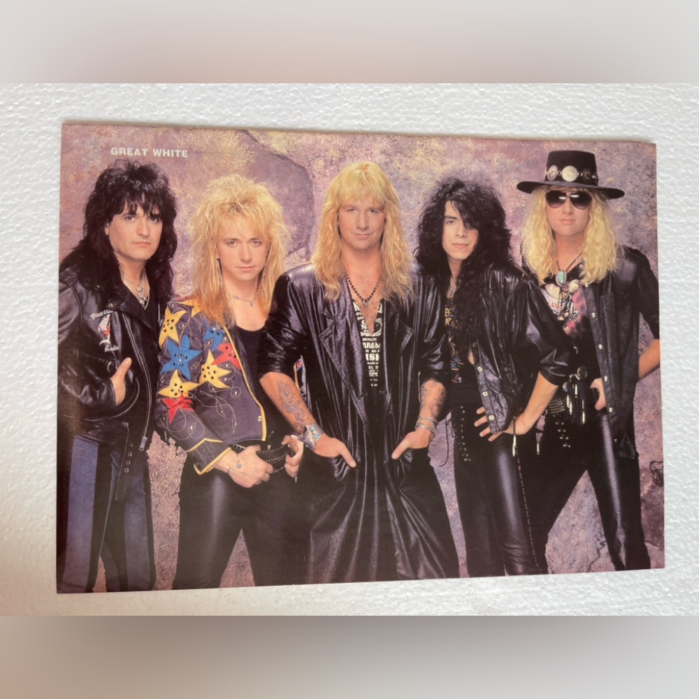 Great White Band Pinup